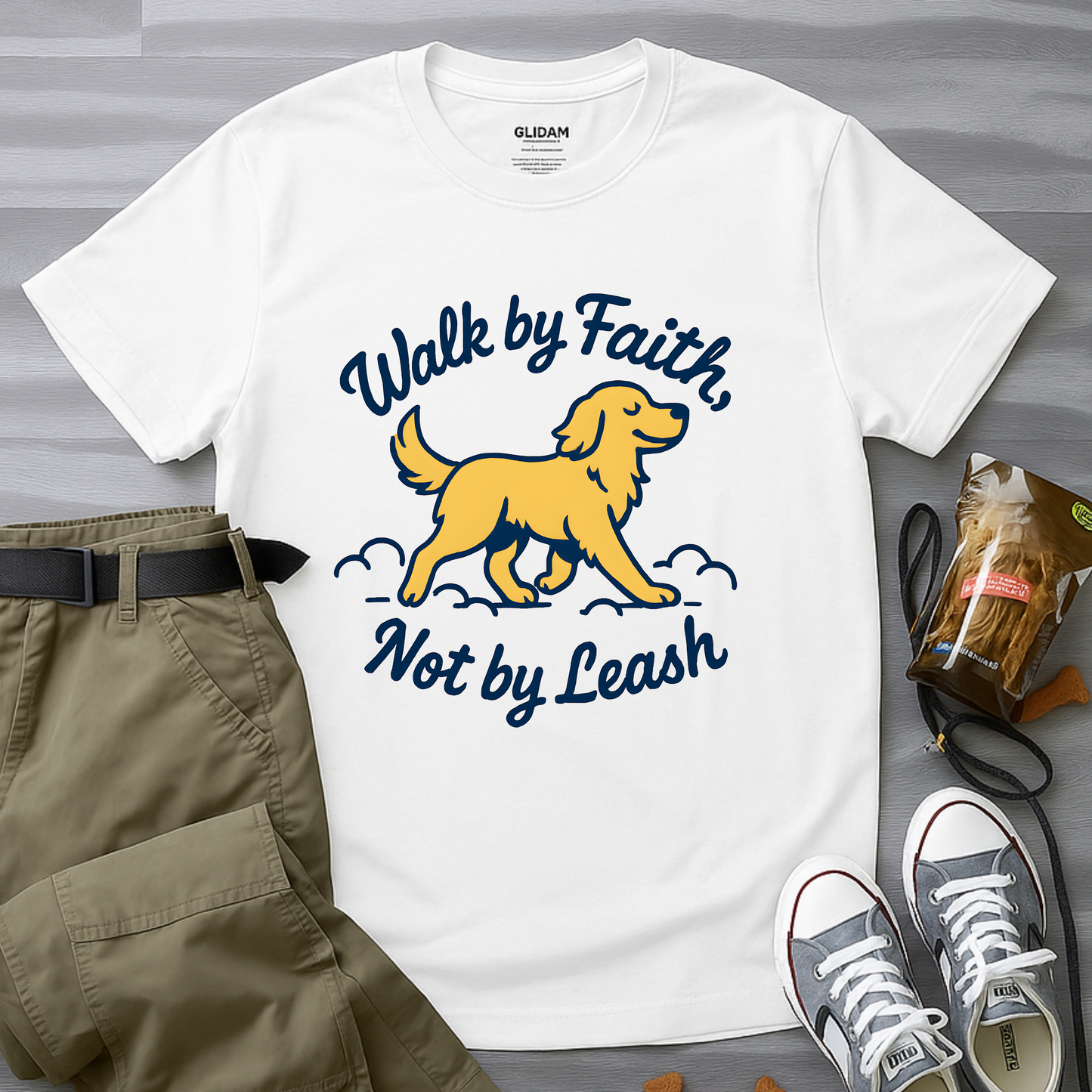 Walk By Faith Not By Leash T-Shirt