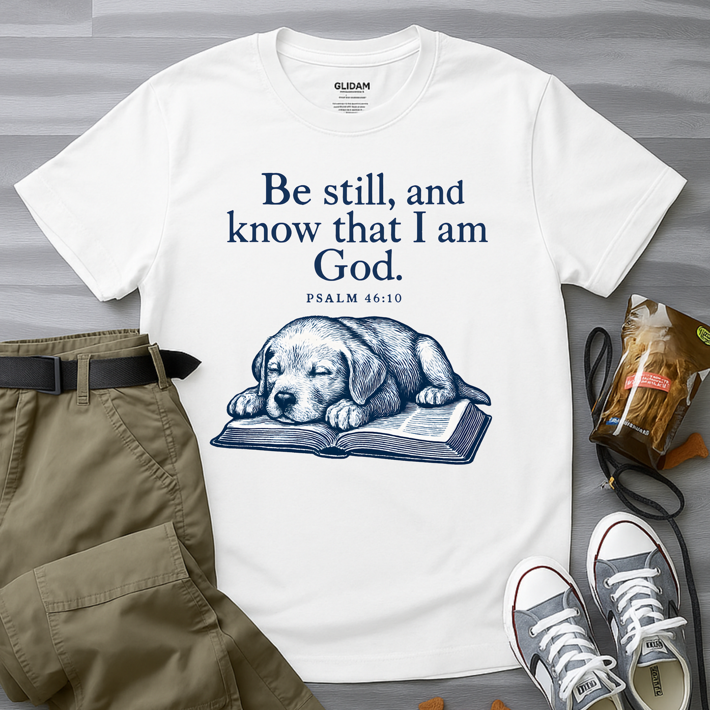 Be still, and know that I am God;(Psalm 46:10) T-Shirt