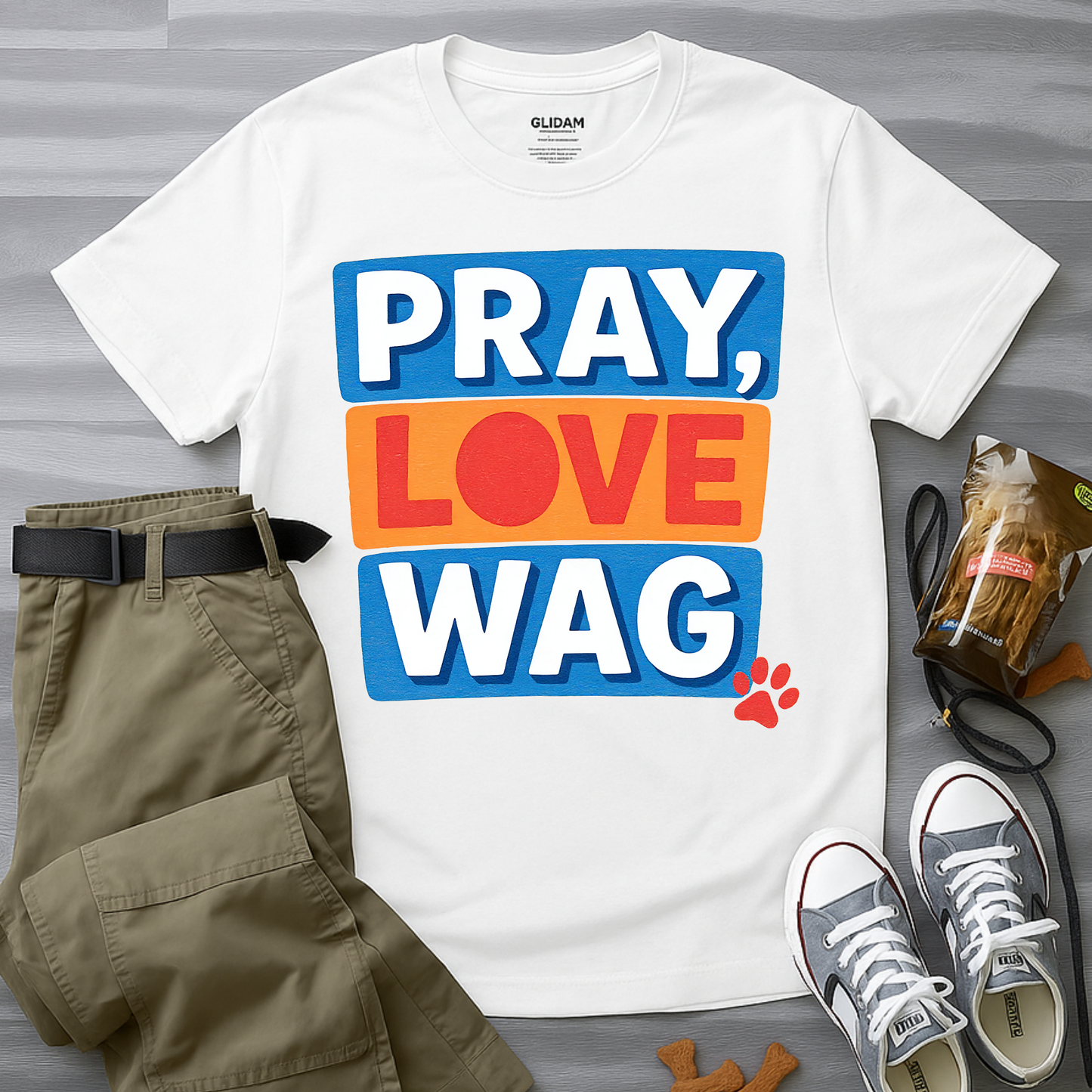 Pray Love Wag T-Shirt