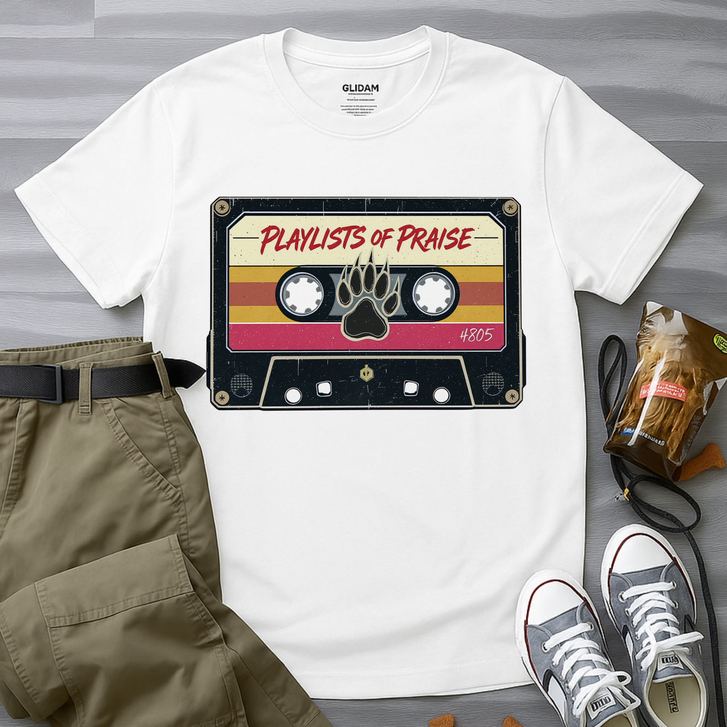 Playlists of Praise Cassette T-Shirt
