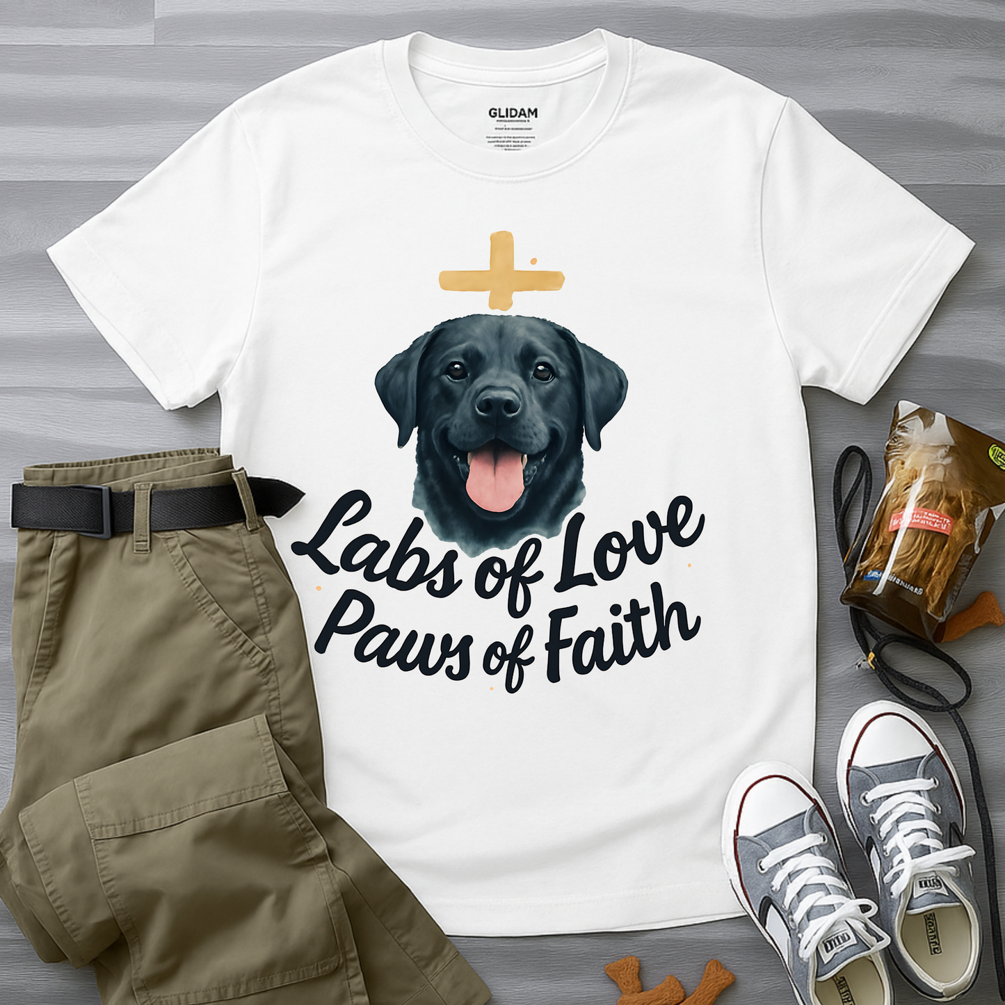 Labs Of Love Paws Of Faith T-Shirt