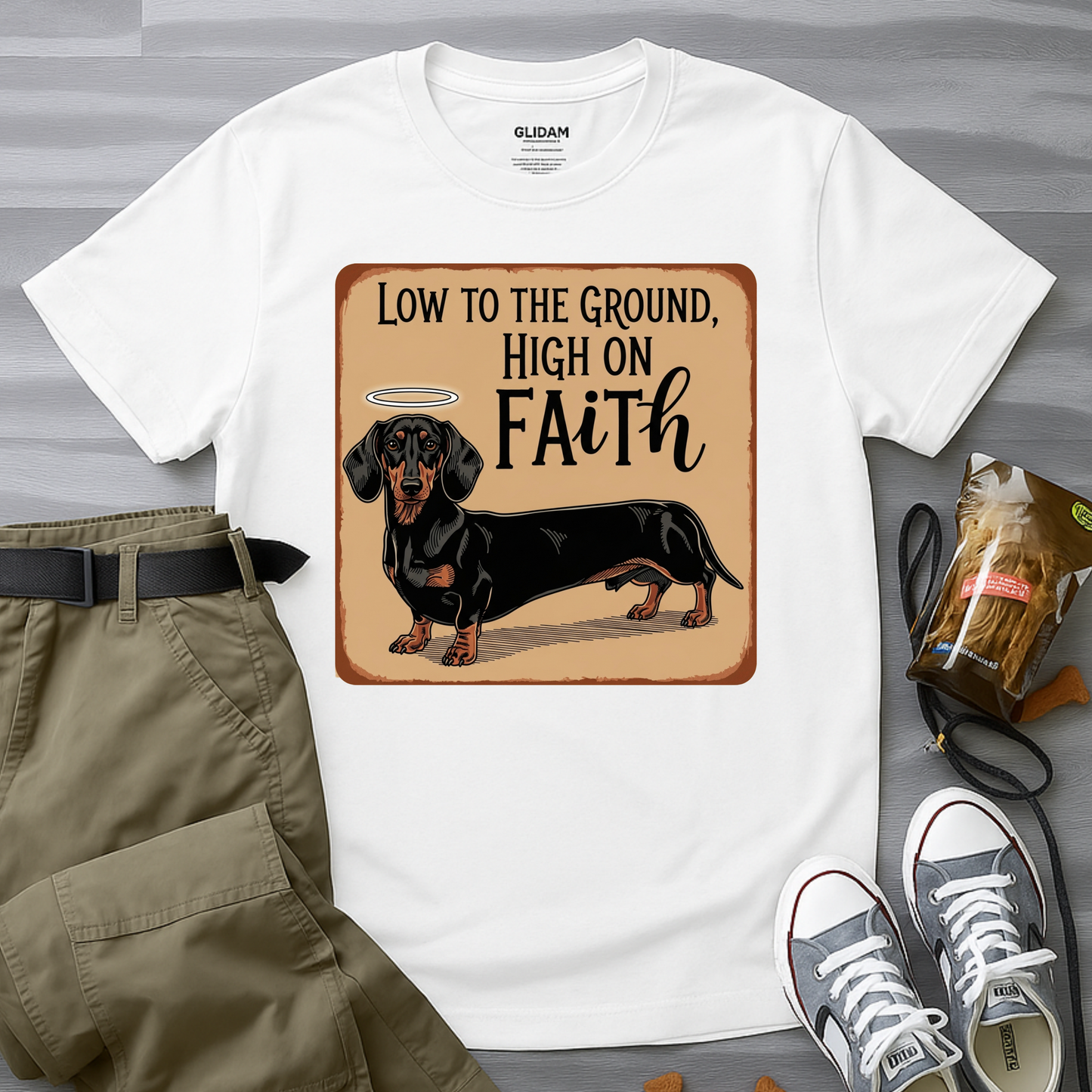 Low To The Ground High On Faith T-Shirt