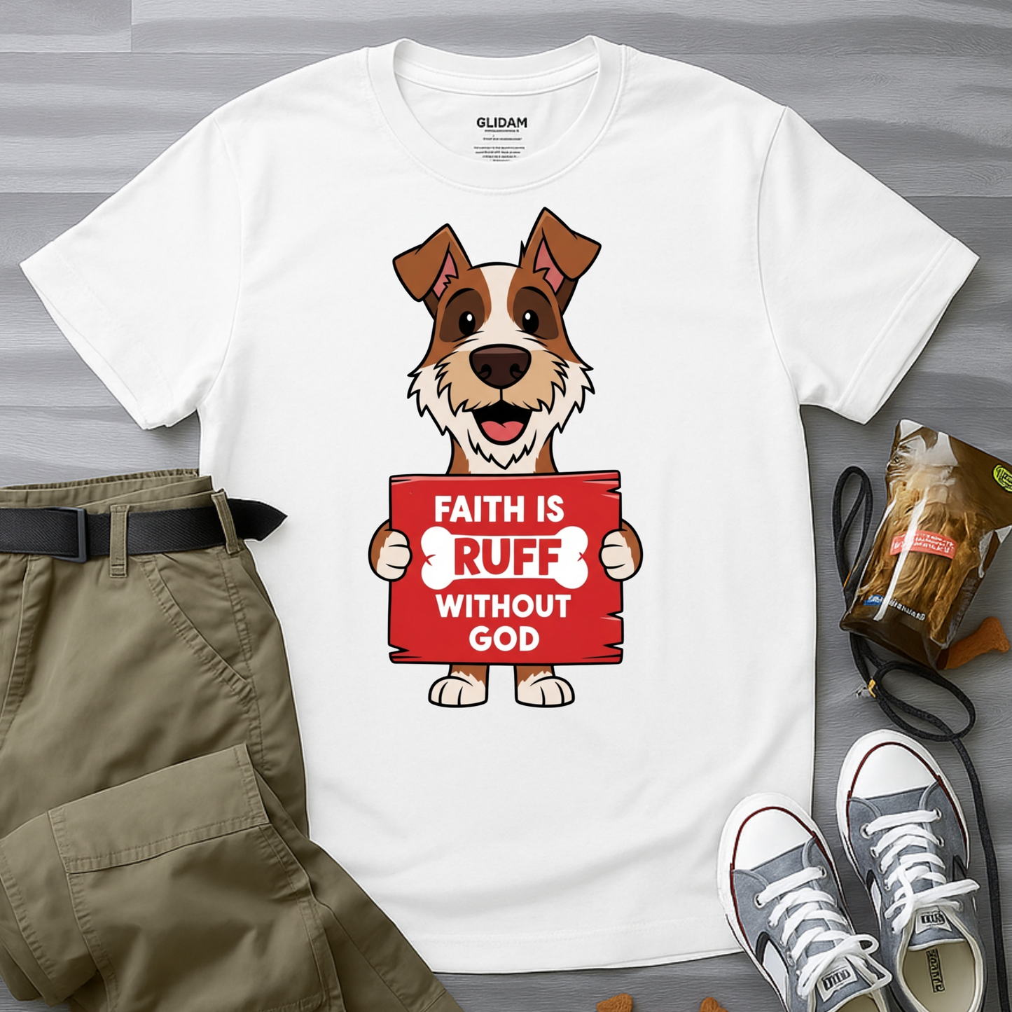Faith Is Ruff Without God T-Shirt