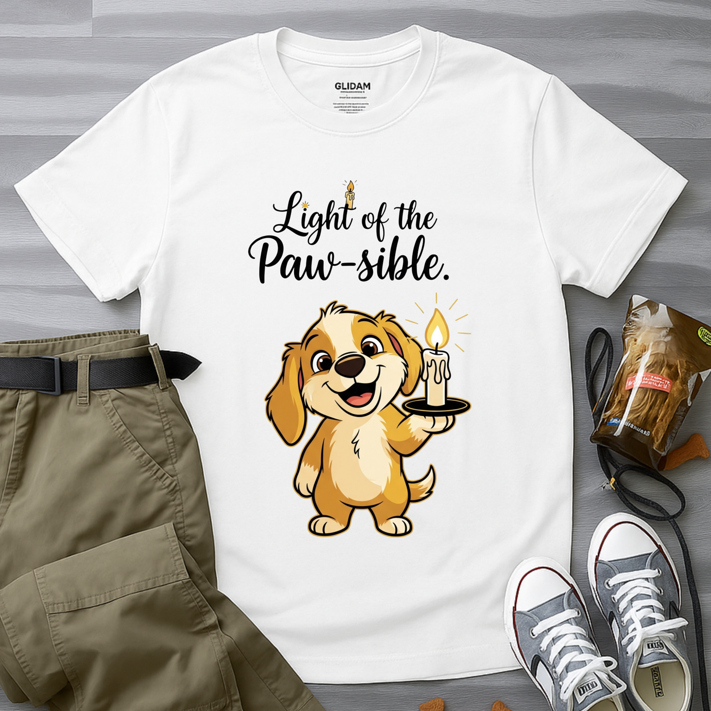 Light of the Paw‑sible T-Shirt