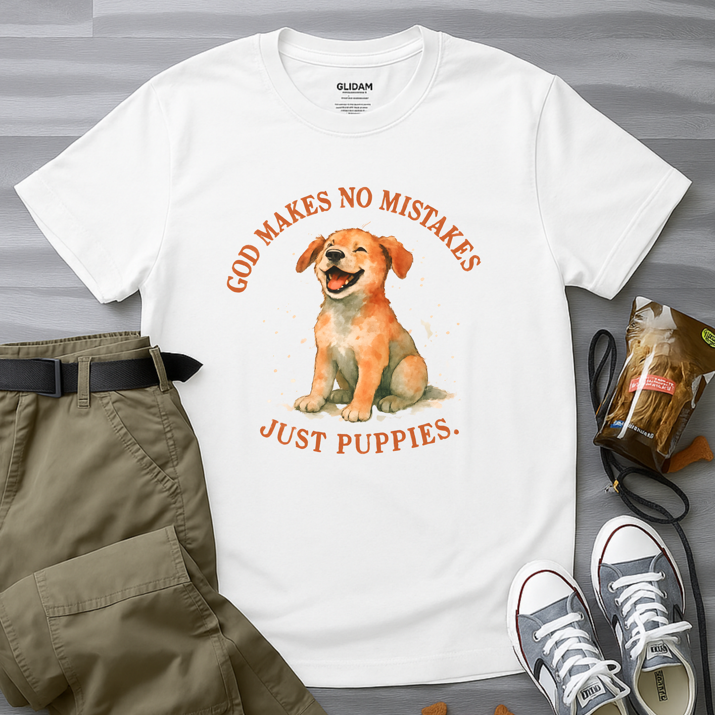 God Makes No Mistakes Just Puppies T-Shirt