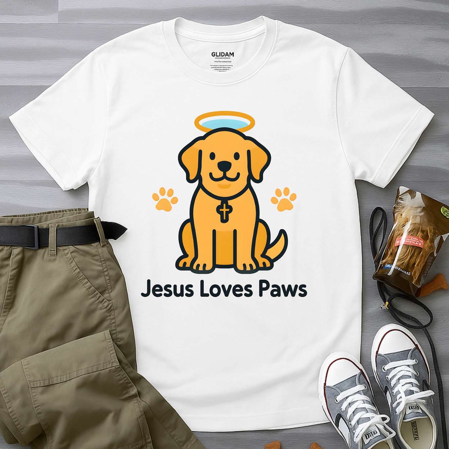Jesus Loves Paws T-Shirt
